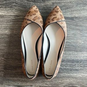 Cole Haan leopard flats